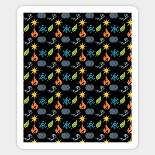 Colorful RPG Elements Pattern Sticker